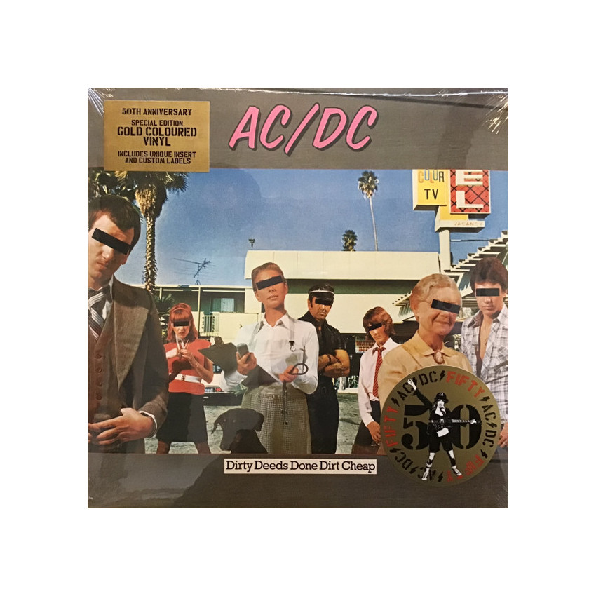Ac/dc - Dirty Deeds Done Dirt Cheap 1976/2024 (19658834581, Ltd.,180 Gm., Gold) Columbia/eu Mint (0196588345814)