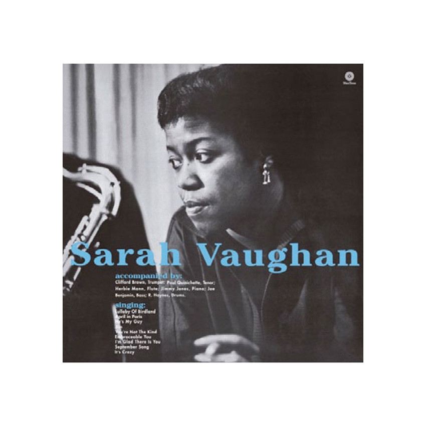 SARAH VAUGHAN - WITH CLIFFORD BROWN 1954 (8436542011723, 180 gm. RE-ISSUE) WAX TIME/EU MINT (8436542011723)