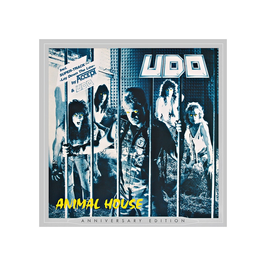 U.D.O. - ANIMAL HOUSE 2 LP Set 1987 (AFM 427-11, LTD. ED. YELLOW VINYL) GAT, AFM/GER. MINT (0884860094719)