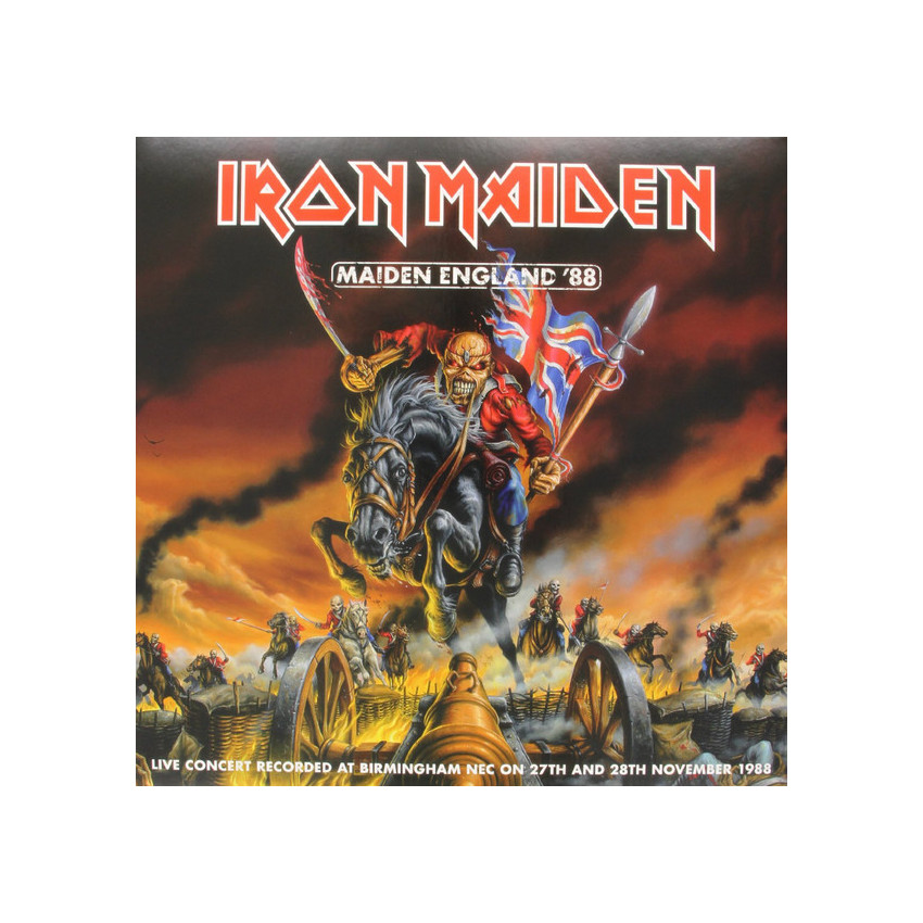IRON MAIDEN - MAIDEN ENGLAND 88 - LIVE AT BIRMINGHAM NEC NOVEMBER 1988 2 LP Set 2013 (5099997361114) WARNER/EU MINT (5099997361114)