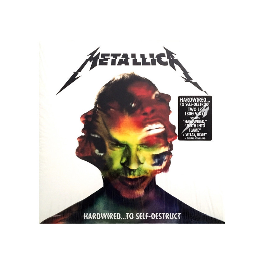METALLICA - HARDWIRED...TO SELF-DESTRUCT 2 LP Set 2016 (BLCKND031-1, 180 gm.) BLACKENED/EU MINT (0858978005288)