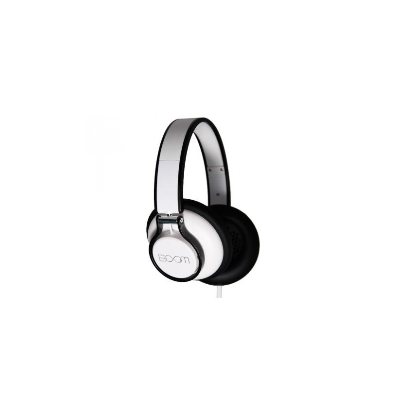 BOOM rogue over-ear dj headphone, white