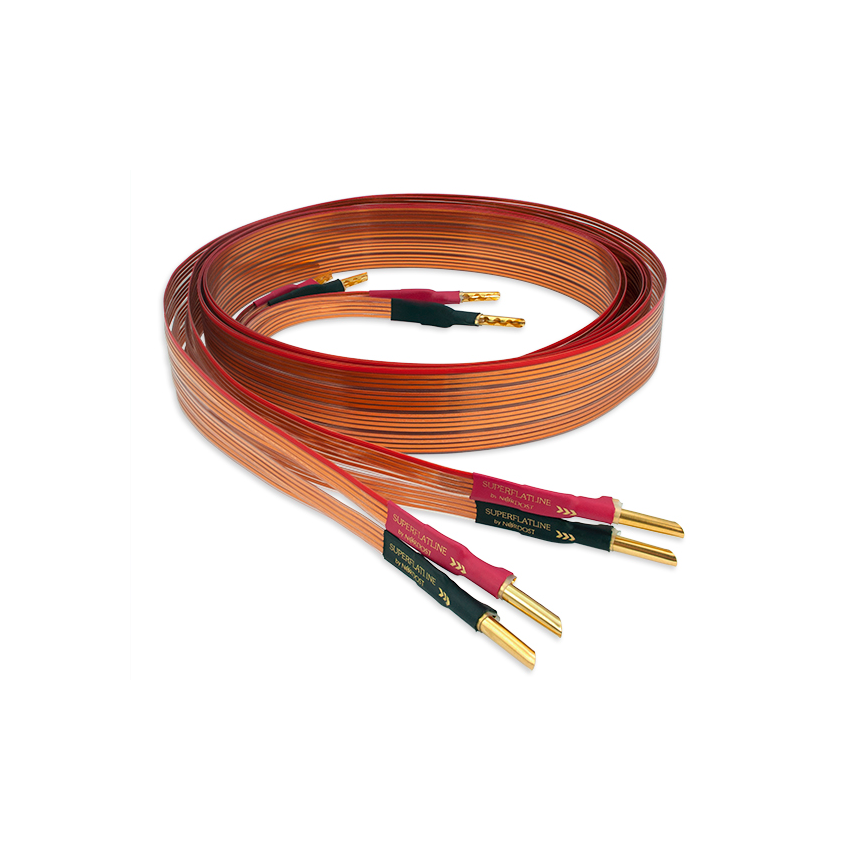 Nordost Super Flatline,2x2.5m is terminated with low-mass Z plugs