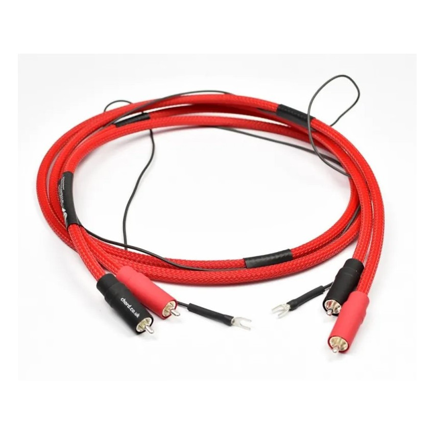 CHORD Shawline 2RCA to 2RCA Turntable (with fly lead) 1 2m