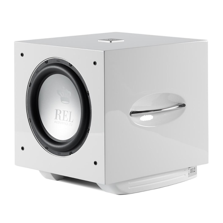 REL S812 Piano White