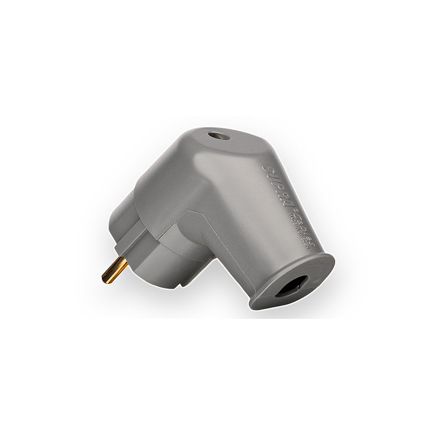 SUPRA MAINS PLUG SW-EU/ANGLED MALE BULK