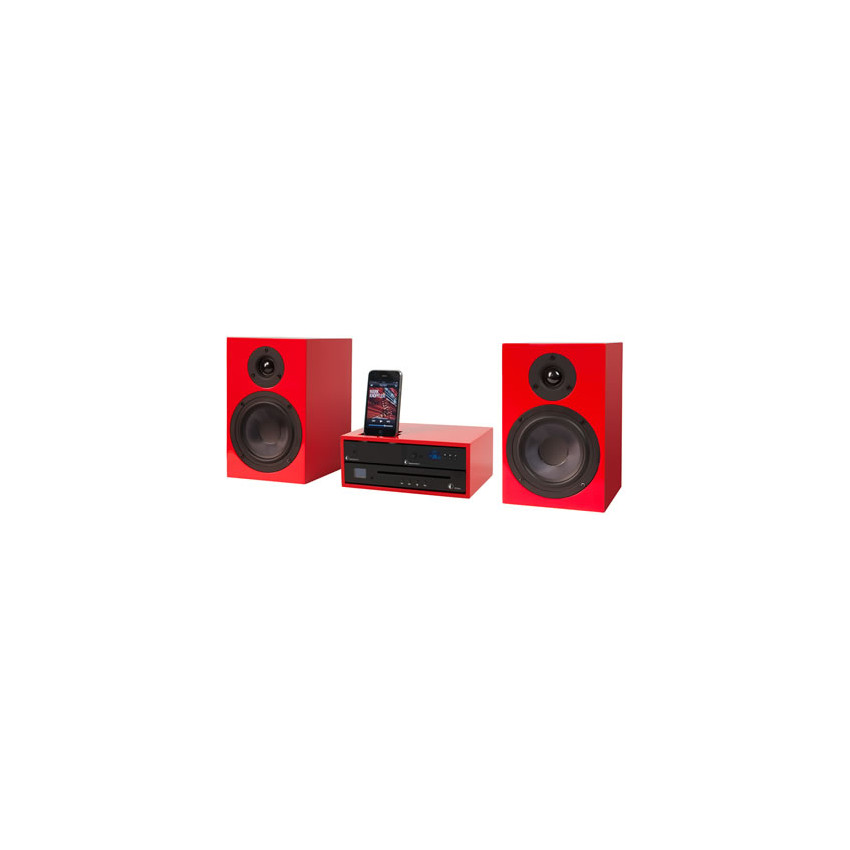 Pro-Ject Set Micro HiFi System Silver-Red
