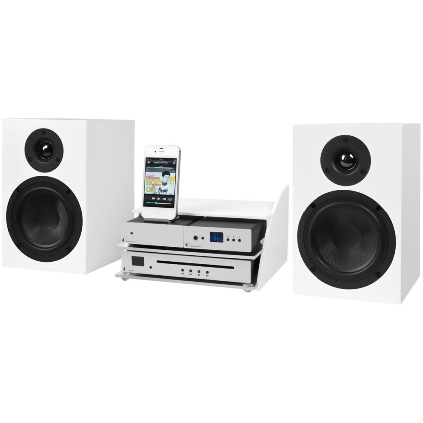 Pro-Ject Set Micro HiFi System Silver-White