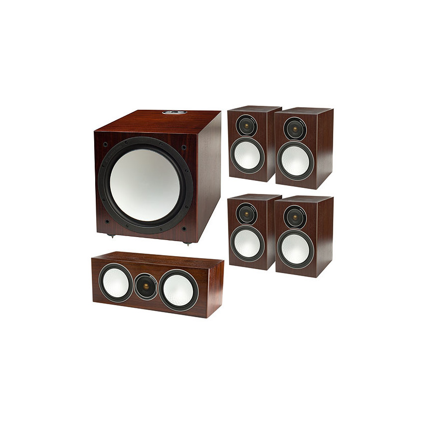 Monitor Audio Silver 100/50/c150/W12 set 5.1 walnut