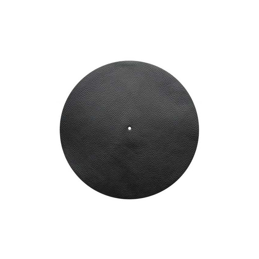 Audio Anatomy Slipmat Leather - Black - Diameter 295Mm - Thickness 1,5Mm