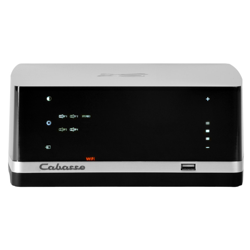 Cabasse Stream Amp Glossy Black