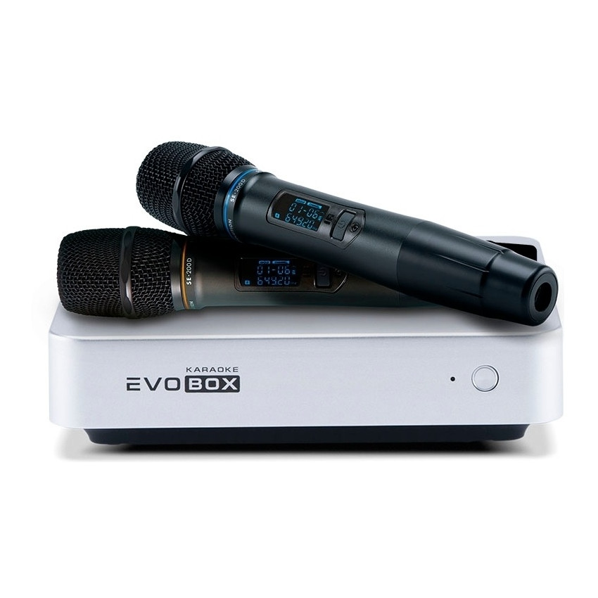 Караоке-система для дома EVOBOX Plus [Graphite] + микрофоны SE 201D