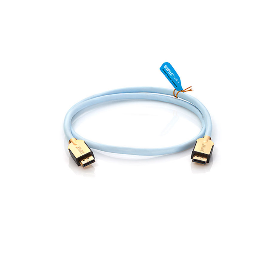 SUPRA DISPLAYPORT DP-DP MALE BLUE 4M
