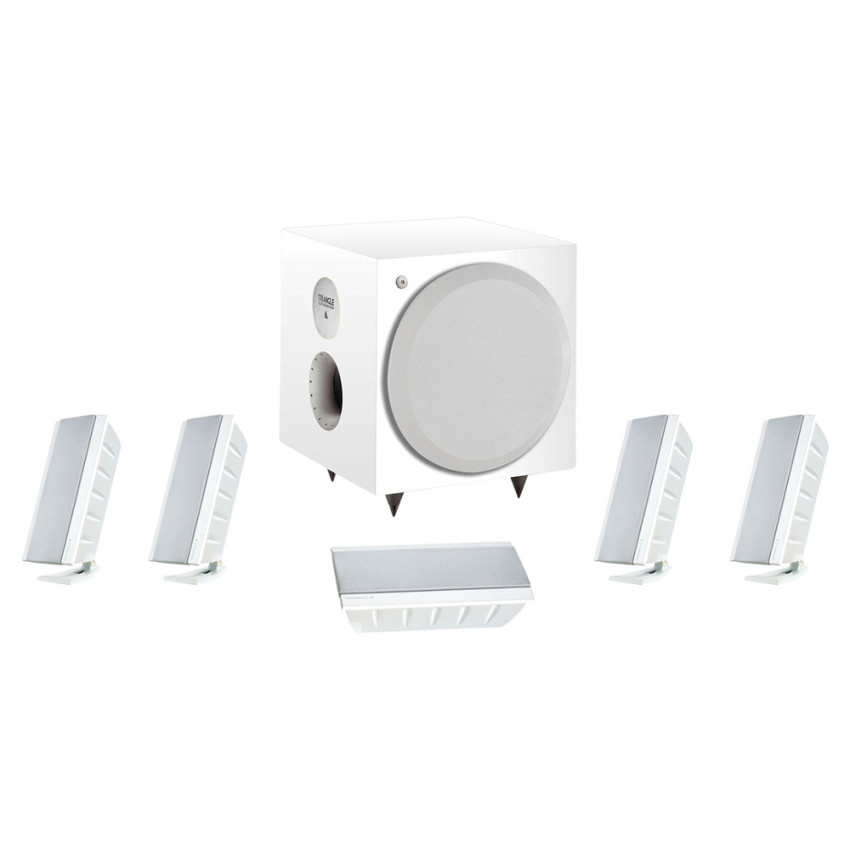 Triangle Set GALAXY 2 in 5.1 (5 sats + 1 Meteor 0.1TC) Piano White