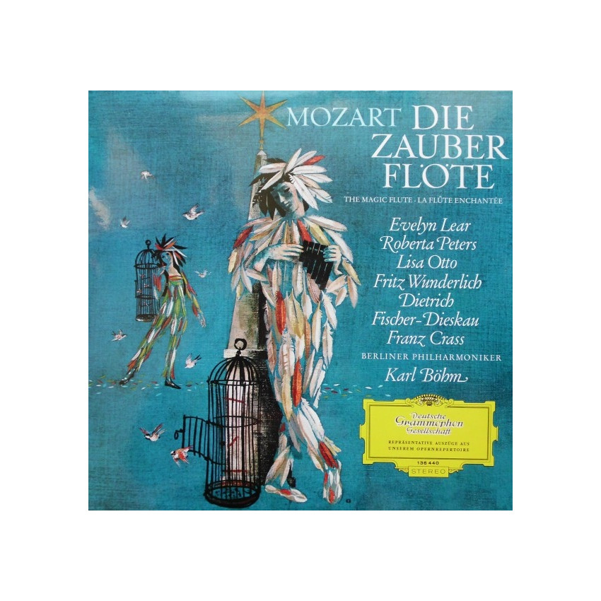 Mozart W. A. - Die Zauberflote (Deutsche Grammophon 136440, 180 gram vinyl) Germany, Mint