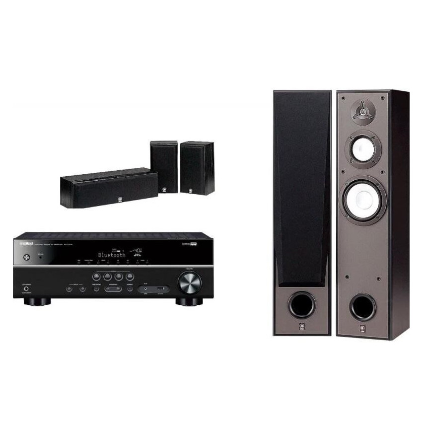 Yamaha Kino SYSTEM 7390 (RX-V385 + NS-7390 + NS-P51) Black