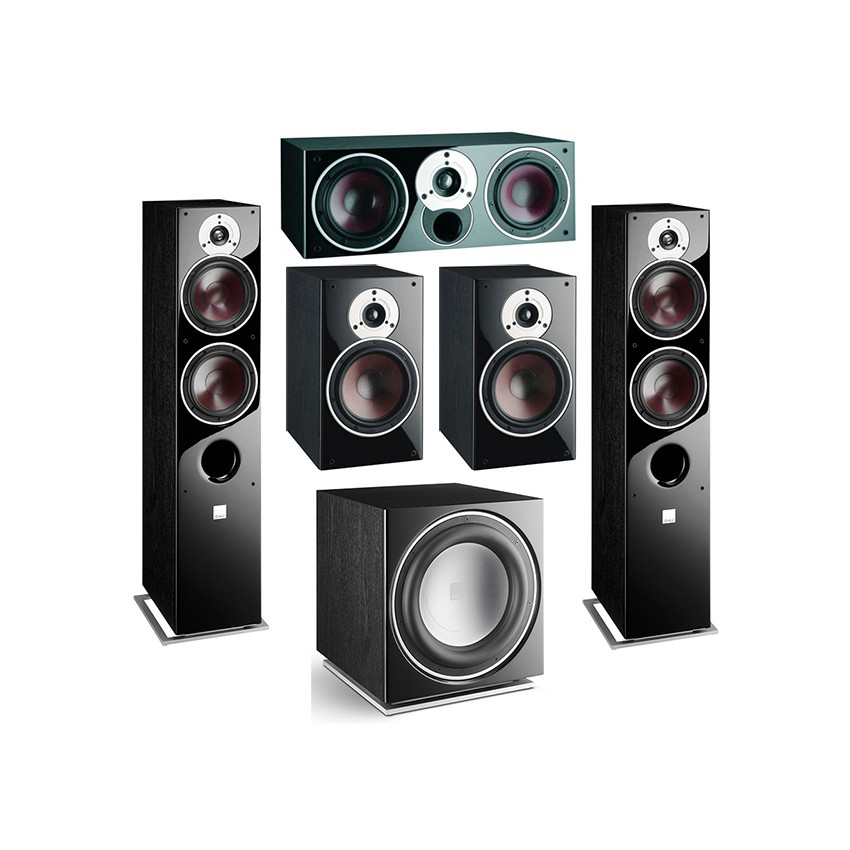 DALI Zensor 7 set 5.1 7/3/Vocal/SUB E-12F Black