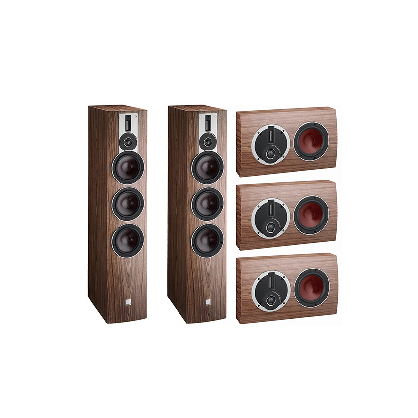 Dali Rubicon 8-LCR set 5.0 American Walnut