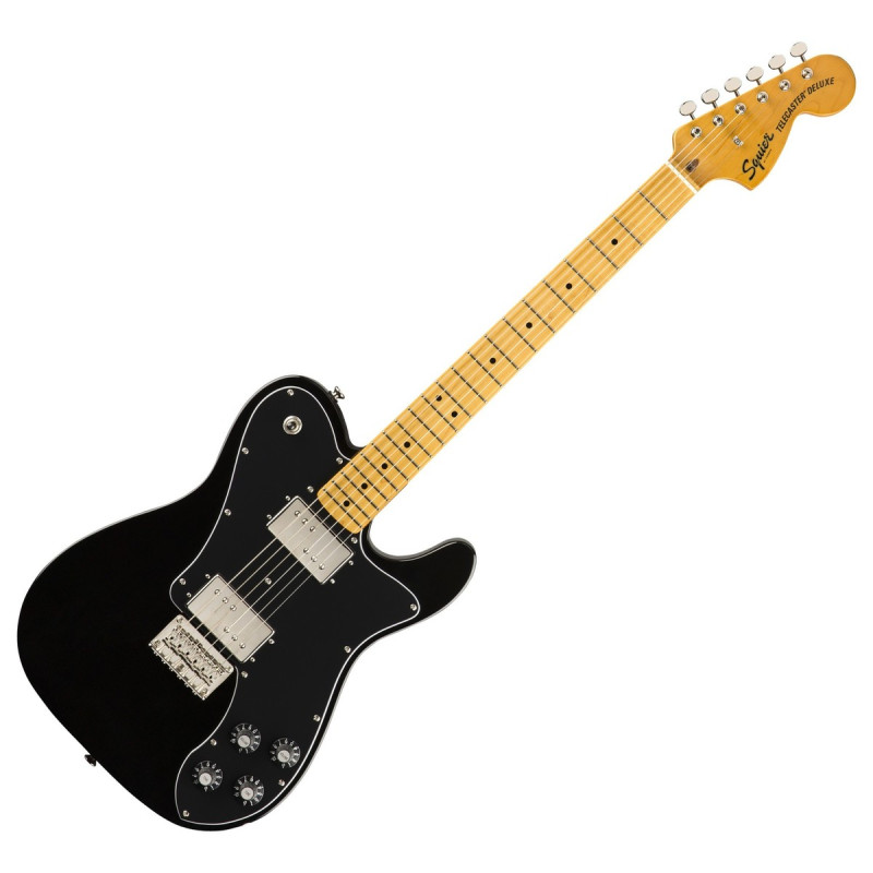 ギター Squier Classic Vibe Telecaster Deluxe SQUIER by FENDER CLASSIC VIBE '70s TELECASTER DELUXE MN BLACK