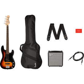 Squier Affinity Series Precision Bass PJ Pack 3-Color Sunburst