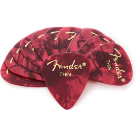 Fender 351 PREMIUM CELLULOID RED MOTO THIN