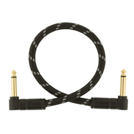 FENDER CABLE DELUXE SERIES 1' BLACK TWEED