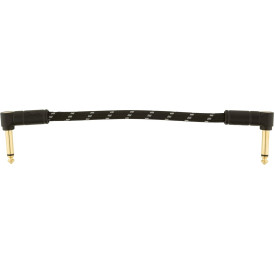 FENDER CABLE DELUXE SERIES 6" PATCHES (PAIR) BLACK TWEED