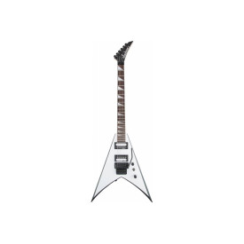 JACKSON JS32 AH KING V WHITE WITH BLACK BEVELS