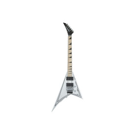 JACKSON X-SERIES RHOADS RRX24M MN SNOW WHITE WITH BLACK PINSTRIPES