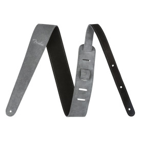 FENDER 2" REVERSIBLE SUEDE STRAP BLACK/GRAY