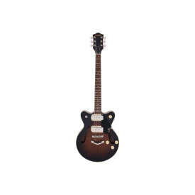 GRETSCH G2655-P90 STREAMLINER CENTER BLOCK JR. DOUBLE-CUT P90 WITH V-STOPTAIL BROWNSTONE