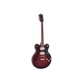 GRETSCH G2622-P90 STREAMLINER CENTER BLOCK DOUBLE-CUT WITH V-STOPTAIL CLARET BURST