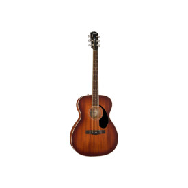 FENDER PO-220E ORCHESTRA ALL MAHOGANY WITH CASE AGED COGNAC BURST