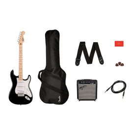 SQUIER by FENDER SONIC STRATOCASTER PACK MN BLACK