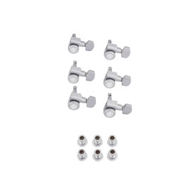 FENDER LOCKING STRATOCASTER/TELECASTER TUNING MACHINE SETS BRUSHED CHROME