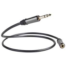 QED Performance Graphite 6.35mm Headphone Extension 1.5 m