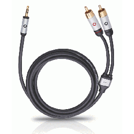 OEHLBACH 60006 i Connect jack to 2 RCA Set 5m black