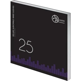 Audio Anatomy 25 X 12" Deluxe Audiophile Antistatic Inner Sleeves White