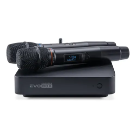 Караоке-система для дома EVOBOX Plus [Black] + микрофоны SE 201D