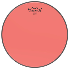 REMO EMPEROR 10" COLORTONE RED