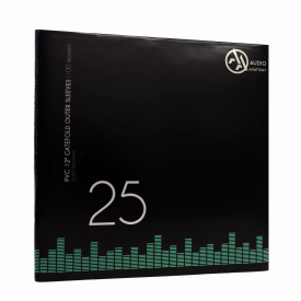 Audio Anatomy 25 X 12" PVC Outer Sleeves 100 Micron
