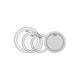 REMO ProPack (12',13',16' Clear BE, Ambassador Coated 14")