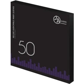 Audio Anatomy 50 X 12" Deluxe Audiophile Antistatic Inner Sleeves White