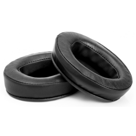 BRAINWAVZ OVAL Leather Earpads BLACK