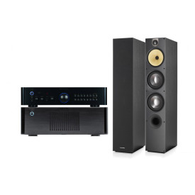 Rotel RB-1582 MkII Black + Rotel RС-1580 Black + Bowers & Wilkins 683 S2 Black