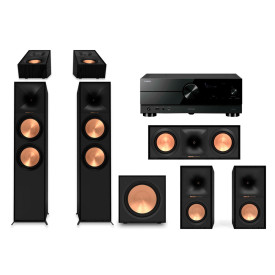 Yamaha RX-A2A + Klipsch R-800F + R-50M + R-50C + R-40SA + R-121SW