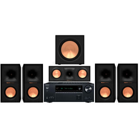 Onkyo TX-NR6100 + Klipsch R-50M + R-50M + R-50C + R-121SW