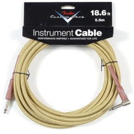 FENDER CUSTOM SHOP PERFORMANCE CABLE 18 6 ANGLED TW