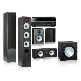 Monitor Audio MR6 и ресивер Yamaha RX-V483