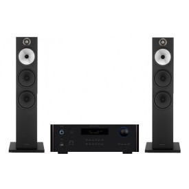 Rotel RA-1572 MKII Black + Bowers & Wilkins 603 S3